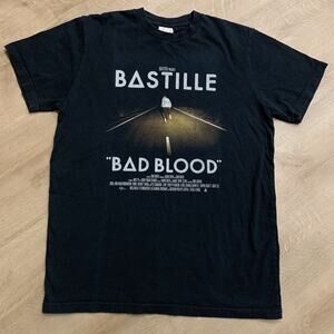 Bastille Bad Blood 2014 Tour Indie Pop Alternative T-Shirt Adult Small Band Tee